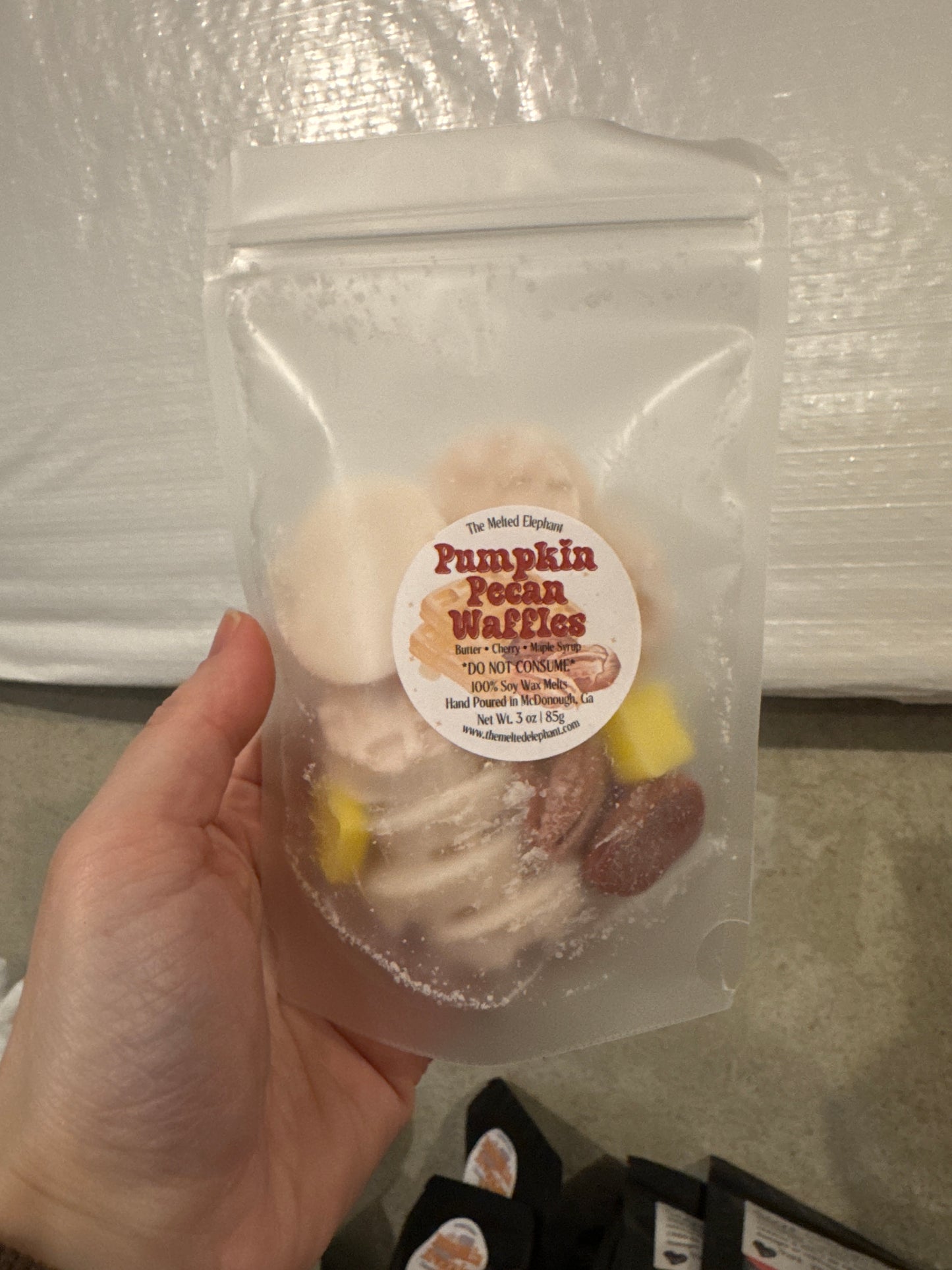 Pumpkin Pecan Waffle wax melts