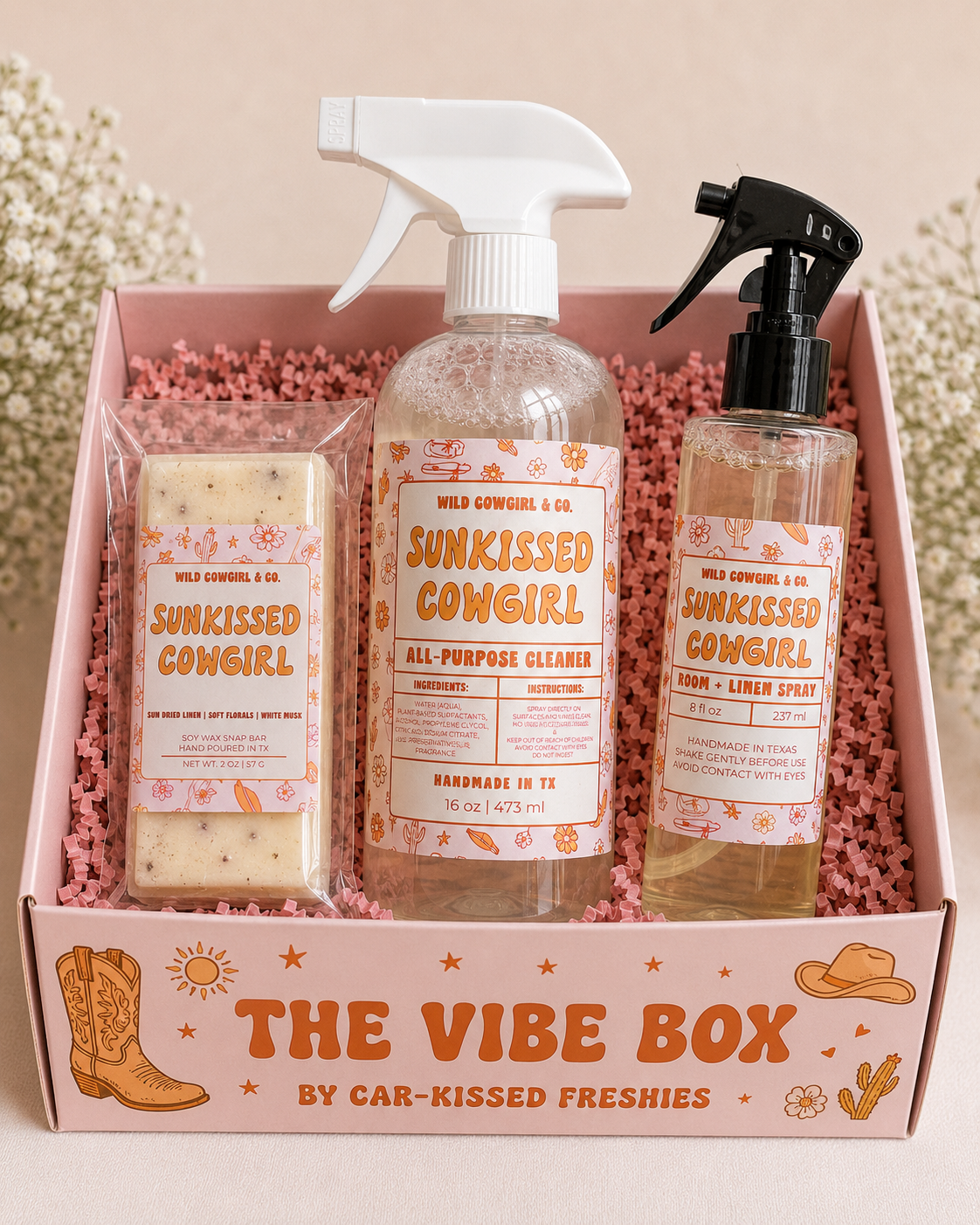 Sunkissed Cowgirl |The Vibe Box