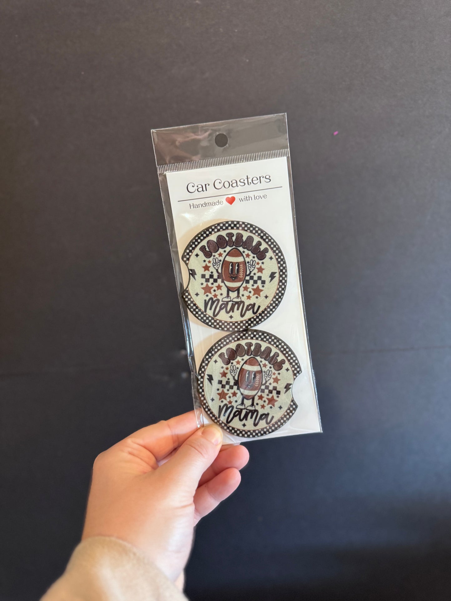 Football mama coasters