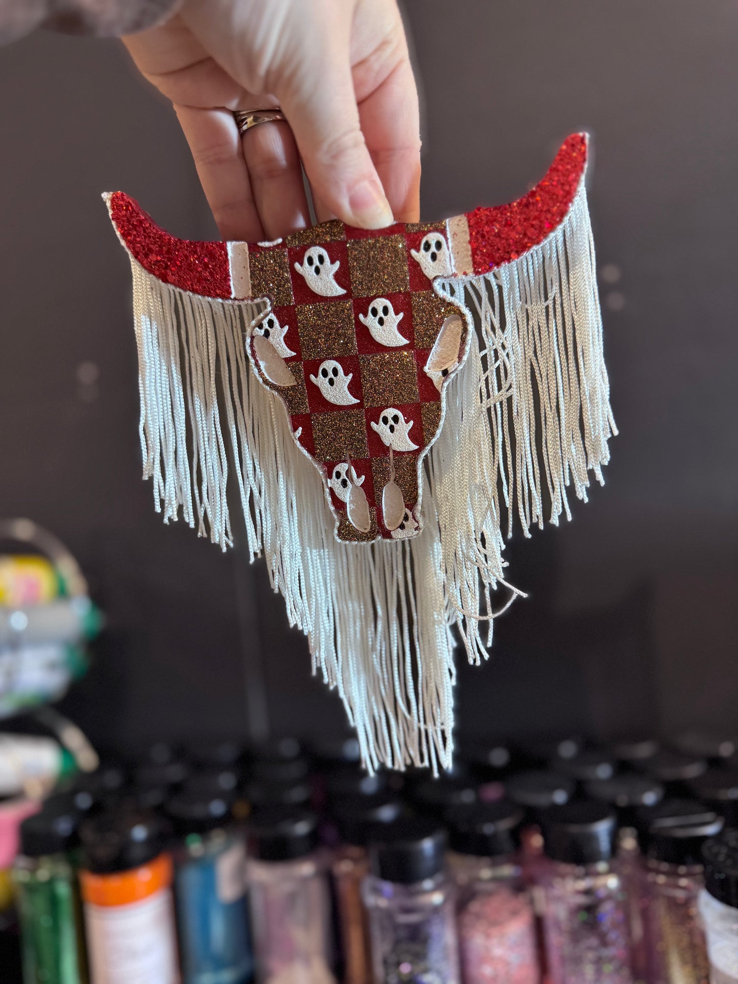Checkered ghost bull