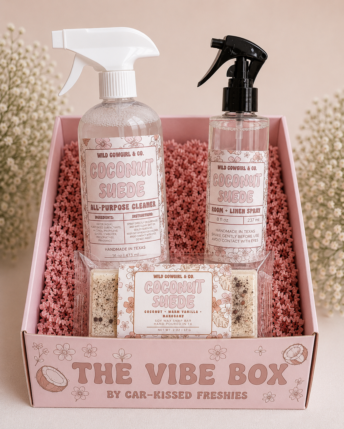 Coconut Suede |The Vibe Box