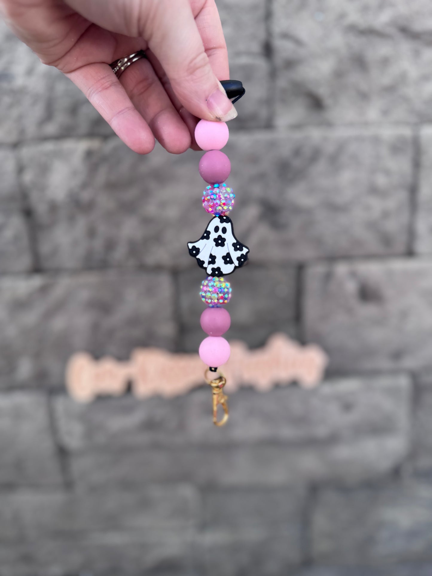 Floral ghost hanger