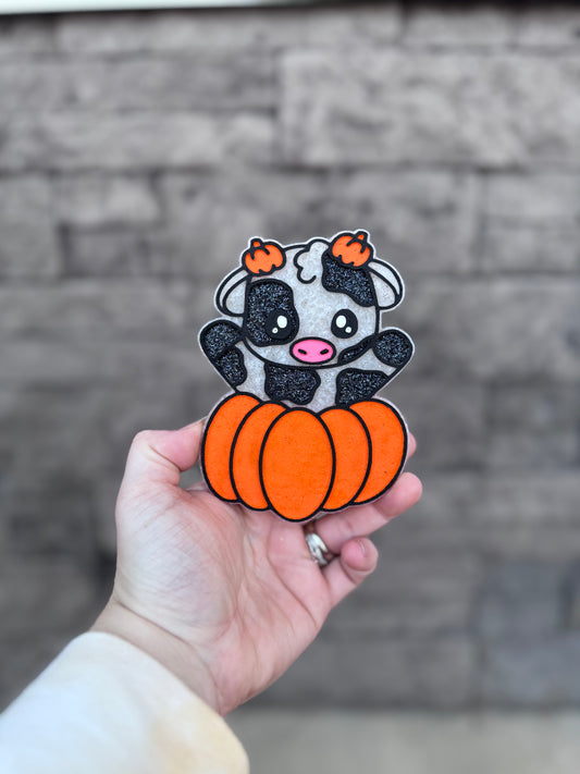 Cow in Pumpkin (orange)