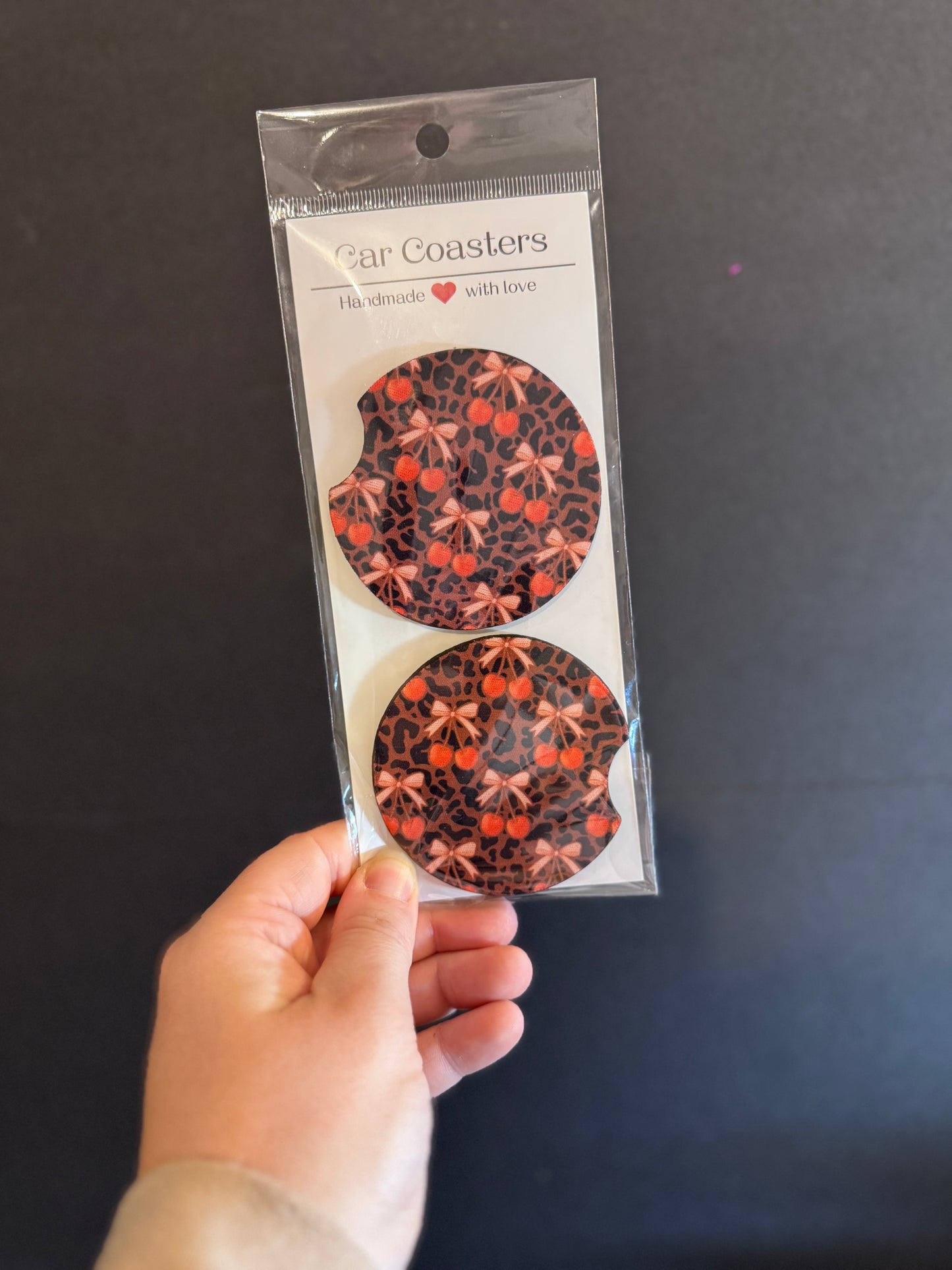 Cherry coasters