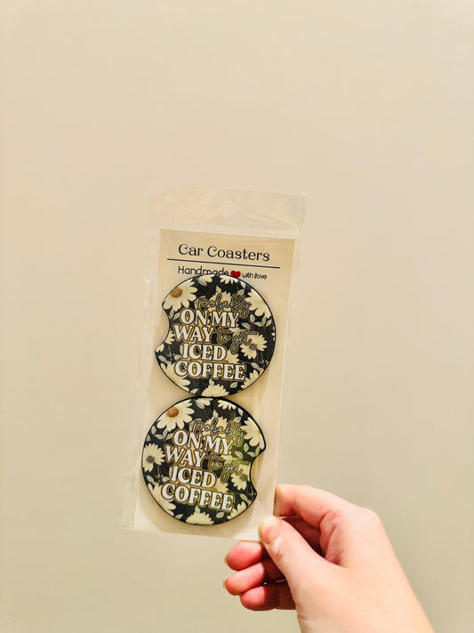 On my way to get iced coffee