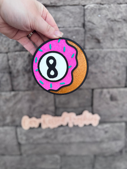 8 ball doughnut