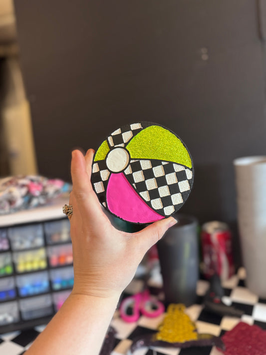 Checkered Beach Ball