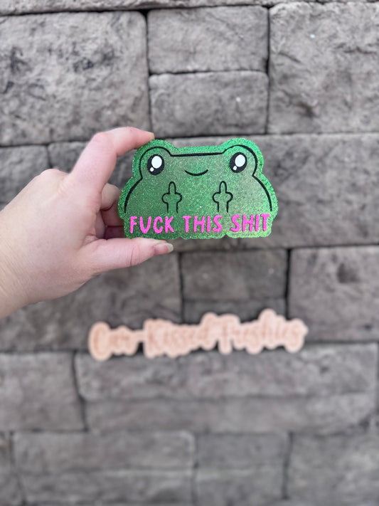 Middle finger frog